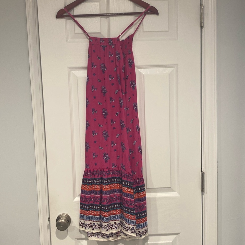 Pink floral Old Navy dress
